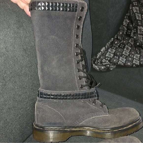 RARE! Dr. Martens Janice Studded Boots - Picture 3 of 5